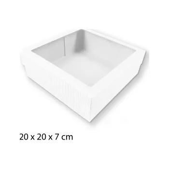 Dárková krabička BV čtverec 20 x 20 x 7 cm