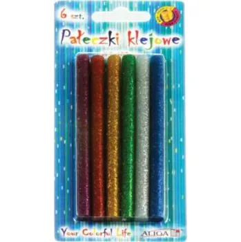 Příslušenství k lepící pistoli Tavné tyčinky, 7 mm-100mm, 6 kusů, barevné