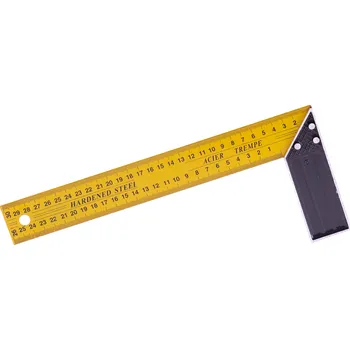 Úhloměr LOBSTER Úhelník ocel žlutý 30 cm