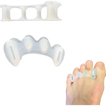 Přípravek na tvář Silikonový oddělovač (korektor) prstů - Rigidnější s 3 otvory