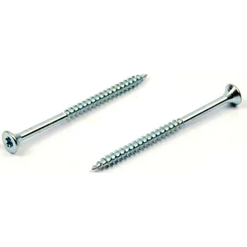 Vrut Univerzální vrut do dřeva 4x60/36 TORX zinek bílý, částečný závit (Univerzální vrut TORX částečný závit)