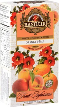 Čaj BASILUR Fruit Orange Peach 25x 2 g
