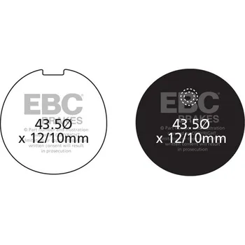 Brzdová destička Brzdové destičky EBC FA039