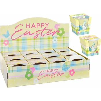 Svíčka Bartek svíčka vosková ve skle 115g veselé Velikonoce 0120