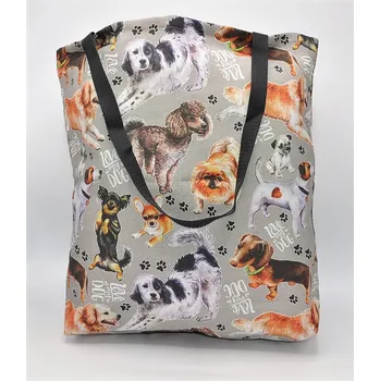 PLÁTĚNÁ REŽNÁ TAŠKA PEJSCI II, CZECH MADE (Taška s pejsky, pejsek)