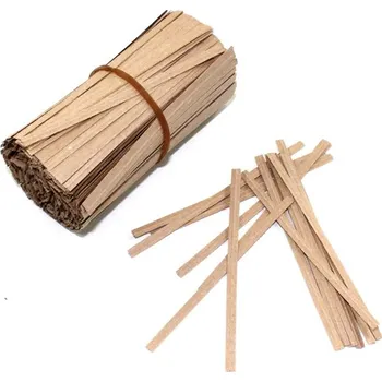 Opora na rostlinu SIMZOR Vyvazovací drátky v papíru délka 10cm - 1000ks délka 10cm - 1000ks