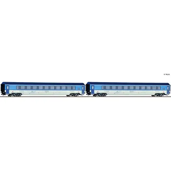 Modelová železnice TILLIG 01060 TT 2ks Rychlíkový vůz Bpmz891 2.tř., ČD, Ep.VI TI01060