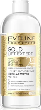 Micelární voda EVELINE COSMETICS Gold Lift Expert Anti-Age 3v1 500 ml