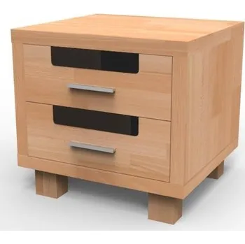 Noční stolek TEXPOL Noční stolek SALMA - z bukového masivu, buk masiv