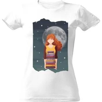 Dámské tričko Tričko s potiskem Girl books dámské