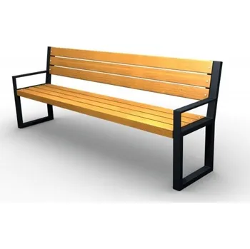 Zahradní lavice HTI Lavička Agora II KA-K1067 Délka latí: 1500 mm, Typ ukotvení: klasické (šrouby), Barva konstrukce: modrá