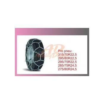 Sněhové řetězy řetězy sněh.315/70R 22,5 H-stopa-pár- ONORM V5119- /drát 7,6 mm/