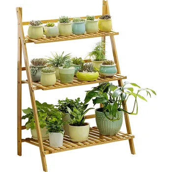 regál Skládací regál, bambus, Nepel TYP 1 + dárek