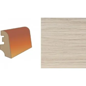 Podlahová lišta Soklová lišta KP 40 DUB ŠEDÝ 13117, 40 x 17 x 2400 mm