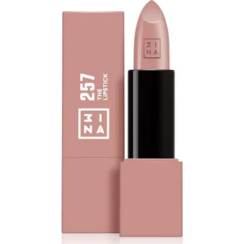 Přípravek na rty 3INA The Lipstick rtěnka odstín 257 Dusty Rose 4,5 g