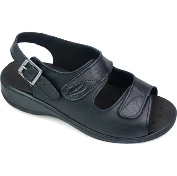 Dámské sandále Nursing Care MOLEDO BE511 sandálek pro širokou nohu dámské černé Velikost: 37