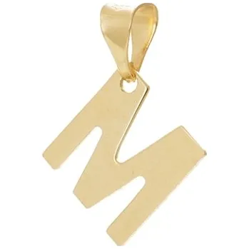 Přívěsek Přívěšek písmenko M ze žlutého zlata ZZ0825MF + dárek zdarma