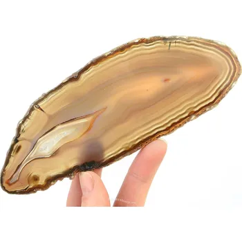 Přírodní kámen Plátek z achátu 93g Brazílie