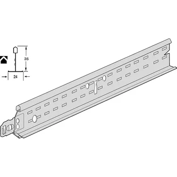 Stavební profil KCS Armstrong Prelude 24 System S+ příčný profil 1200mm