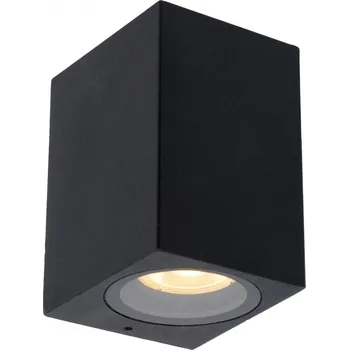 Venkovní osvětlení Lucide 69800/01/30 venkovní nástěnná lampa Zaro 1x35W | GU10 | IP44 - černá, bodová, stmívatelná + K nákupu nad 3000 Kč dárek zdarma
