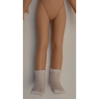 Doplněk pro panenku Silonové ponožky bez paty na Las Amigas - bílé (Las Amigas - 32 cm)