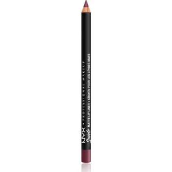 Tužka na rty NYX Professional Makeup Suede Matte Lip Liner matná tužka na rty odstín 35 Prune 1 g