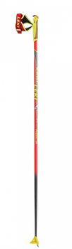 Běžkařská hole LEKI HRC Junior červená/žlutá/černá 2021/22 130 cm