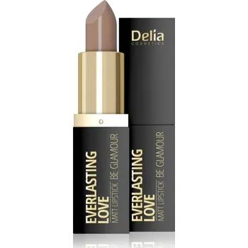 Rtěnka Delia Cosmetics Everlasting Love Be Glamour matná rtěnka odstín 301 happy 4 g