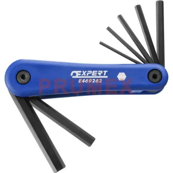 Klíč Nožová sada zástrčných klíčů šestihranných, 7dílná, TONA EXPERT, E469262