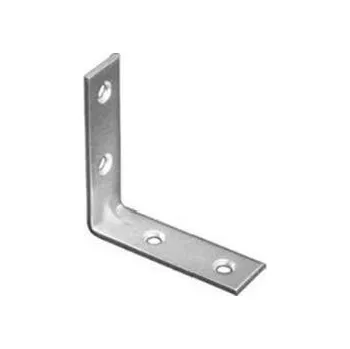 Nábytkové kování Úhelník nábytkový UP1 15x80x80 mm zinek bílý (Pro výrobu nábytku)