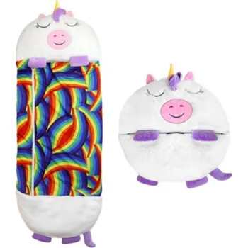 Spacák Čína Dětský spací pytel a polštář 2v1 zvířátka 180 cm Varianta: 7 bílý jednorožec