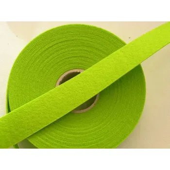 Stuha filcová zelená 25 mm