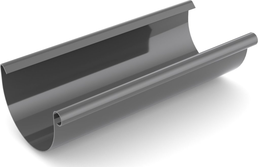 BRYZA Žlab, okap plastový Ø 75 mm, délka 2M, Antracit RAL 7021