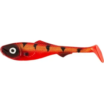 Rybářský háček Gumová Nástraha Abu Garcia Beast Zander Shad 9cm Red Tiger
