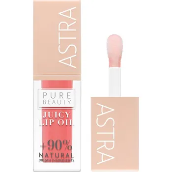 Péče o rty Astra Make-up Pure Beauty Juicy Lip Oil vyživující lesk na rty odstín 01 Peach 5 ml