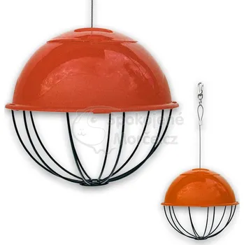 Trixie Závěsný míč na potravu 16 cm (Barva: oranžová)