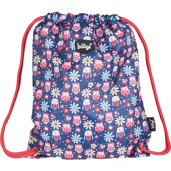 Sportovní vak Tmavě modrý vak pro holky s potiskem soviček Priour