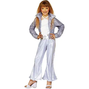 Karnevalový kostým Kostým Pop star Barva: Modrá, Velikost: 4/5 let - 116cm