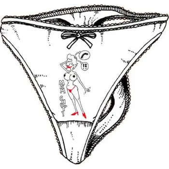 Žertovný předmět Kalhotky - Mám chuť velikost druh: tanga_XL