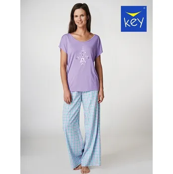 Dámské pyžamo Pyžamo Key dlouhé LNS 413 Velikost: M, Vzor: 413