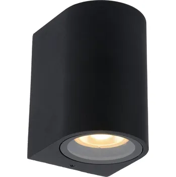 Venkovní osvětlení Lucide 69801/01/30 venkovní nástěnná lampa Zaro 1x35W | GU10 | IP44 - černá, bodová, stmívatelná + K nákupu nad 3000 Kč dárek zdarma