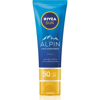 Sluneční brýle NIVEA SUN Alpin pleťový krém na opalování SPF 50 50 ml