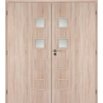 Interiérové dveře DOORNITE folie dveře interiérové 165 cm GIGA 2 dvoukřídlé