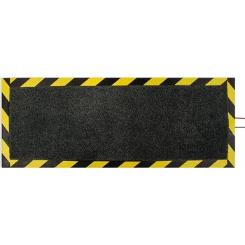 kabelová chránička Šedý kobercový kabelový most - délka 120 cm, šířka 40 cm, výška 1,3 cm