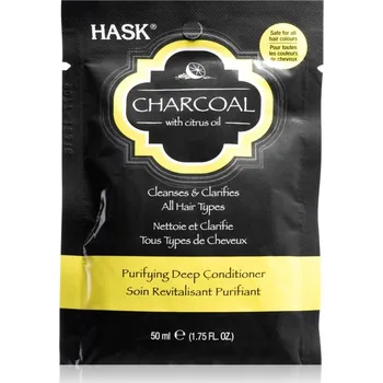 HASK Charcoal with Citrus Oil hloubkově vyživující kondicionér pro obnovu pokožky hlavy 50 ml