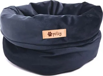 Pelíšek pro psa Petsy Basket Royal pelíšek 40 x 31 cm modrý