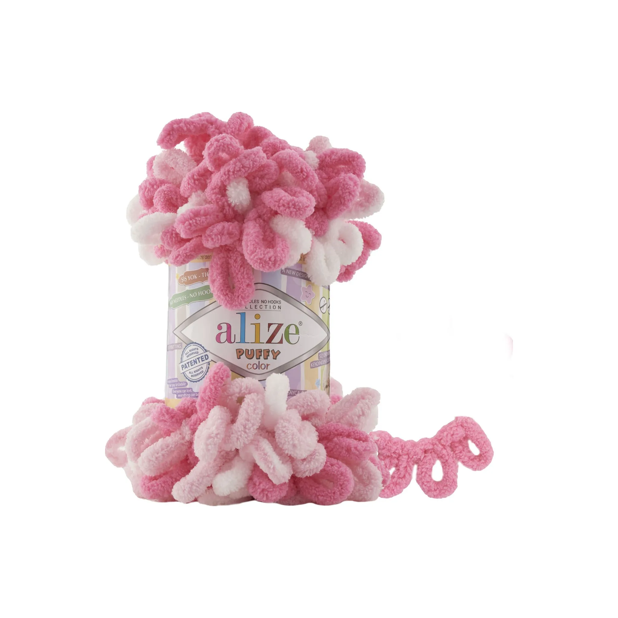 Fotografie 1 - Příze Alize Puffy Color 6383