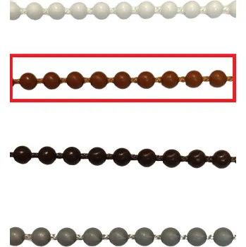 ISOTRA Ovládací řetízek žaluzie - 4mm Barevná varianta: Světle hnědá 8003