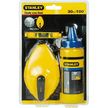 Stanley zednická šňůra 30M + barva set 0-47-443