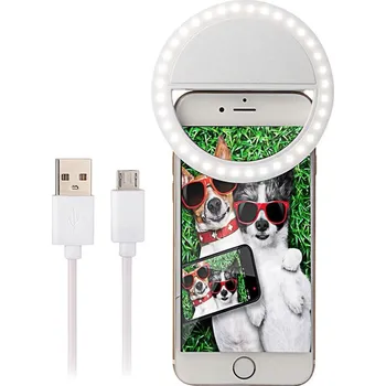 Kruhové LED světlo pro selfie
